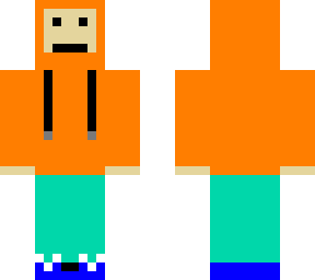 orange hoodie man