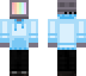 pastel blue tv