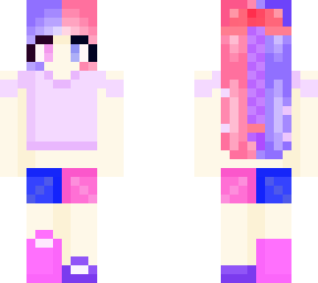 pink and blue-it's purple!
