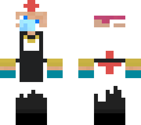 pink hair nurse outfit w mask