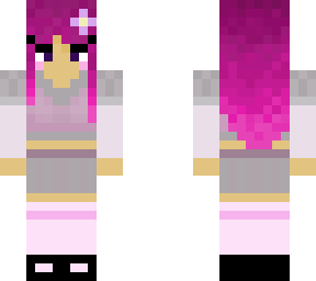 pink haired girl