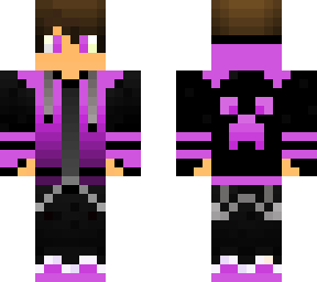 purple gamer boy