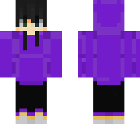 purple hoodie boy