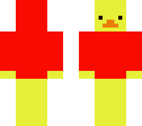 red hoodie duck