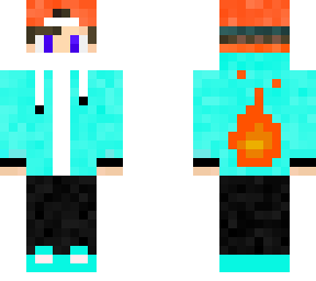 remake of cool cyan hoodie boy