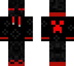 snow enderman black