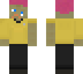 vaccinated w pink hair