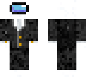 white amogus in suit