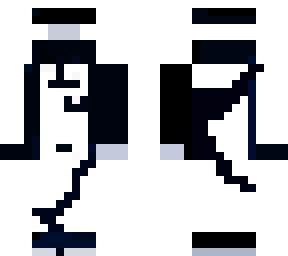 white arrow