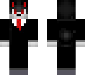 wolf with suit red