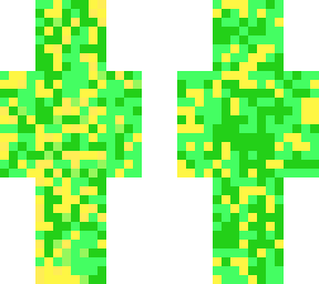 yellow and green dapples