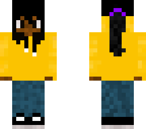 yellow hoodie