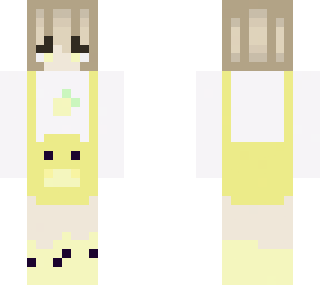 yellow overall girl