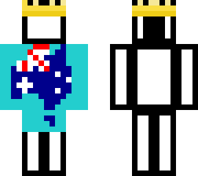 australia flag map