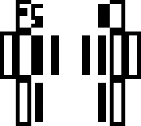 black and white slime
