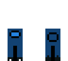 blue amongus skin