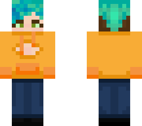 blue hair