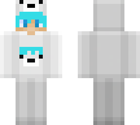 blue haired polar bear