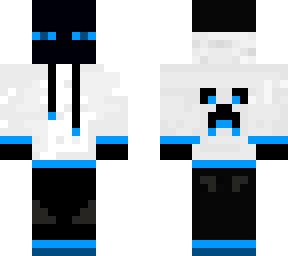 blue hoodie enderman