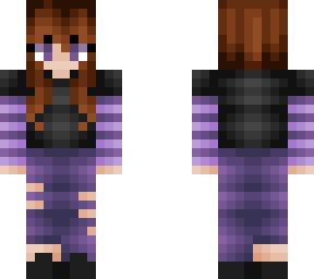 cute goth short brunette