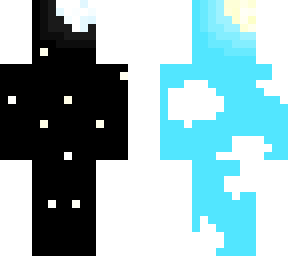 day and night sky
