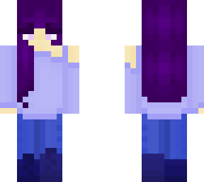 deeper water - dark violette and blue