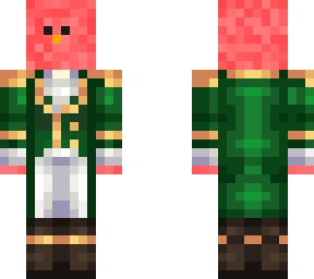 elmo abomination green suit