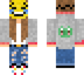 emoji girl skin