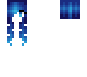 female hb - dark blue fade