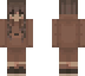 girl with a bear sweater