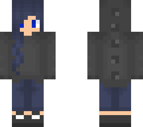 girl with black dragon hoodie
