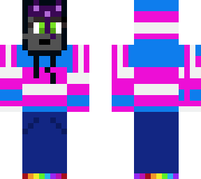 gray person in a transgender hoodie!