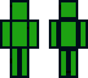green statue