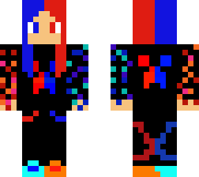 jessica red and blue