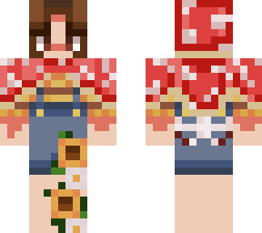 mushroom bee person