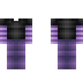 ob - gothic black & purple stripe
