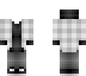 ob - light grey black & white outfit