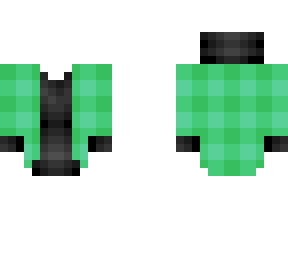 ob - toothpaste green checkered hoodie
