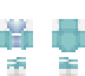 ob - white blue & teal