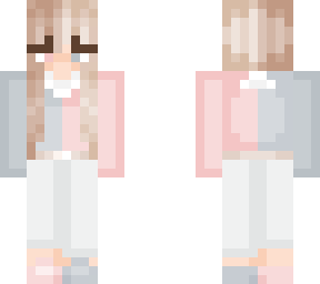 pastel half-half