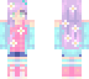 pastel purple hair girl!!!