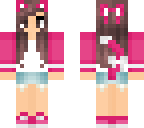 pink cat girl