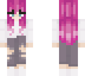 pink hair