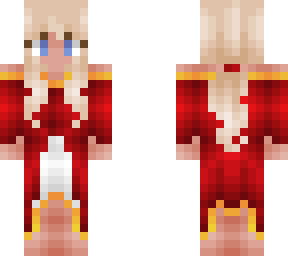 princess in red & gold