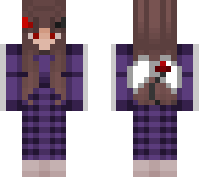 purple rose girl