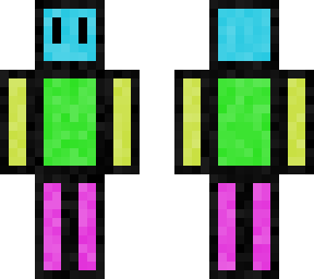 rainbow 3d  skin