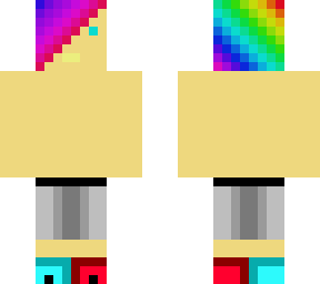 rainbow hair