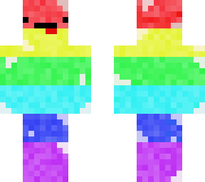 rainbow skin :)