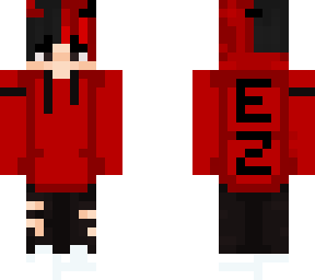 red and black