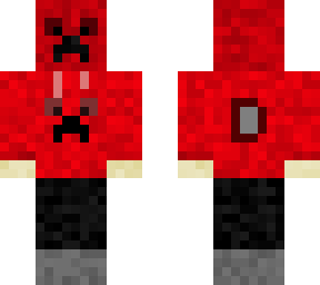 red creeper hoodie